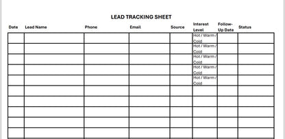 Open House Success Forms Pack