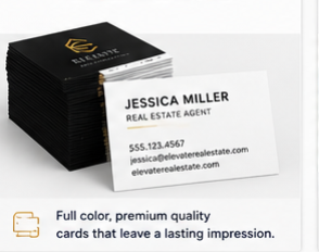 Custom Real Estate Business Cards